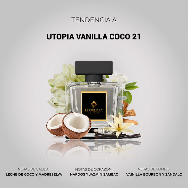 Tendencia a Utopia vainilla coco kayali